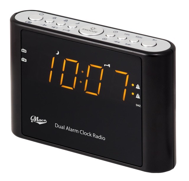 Yläosa 6+ imagen macs dual alarm clock radio käyttöohje