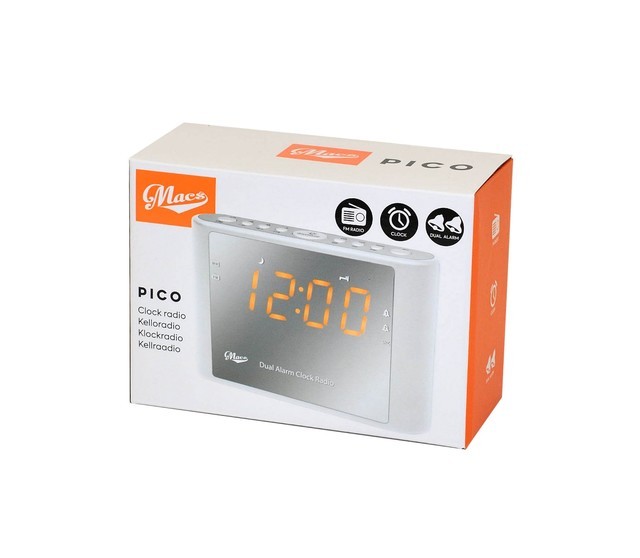 MACS PICO ALARM CLOCK WHITE - Etusivu - Easyzone